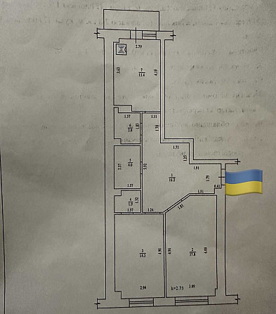 Продаж 2х кімнатної квартири в ЖК Садовий, площа 70м2! Полтава - зображення 4