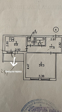 Продам 1к кв. Братства Тарасовців 12/37, 2 поверх Киев - изображение 2