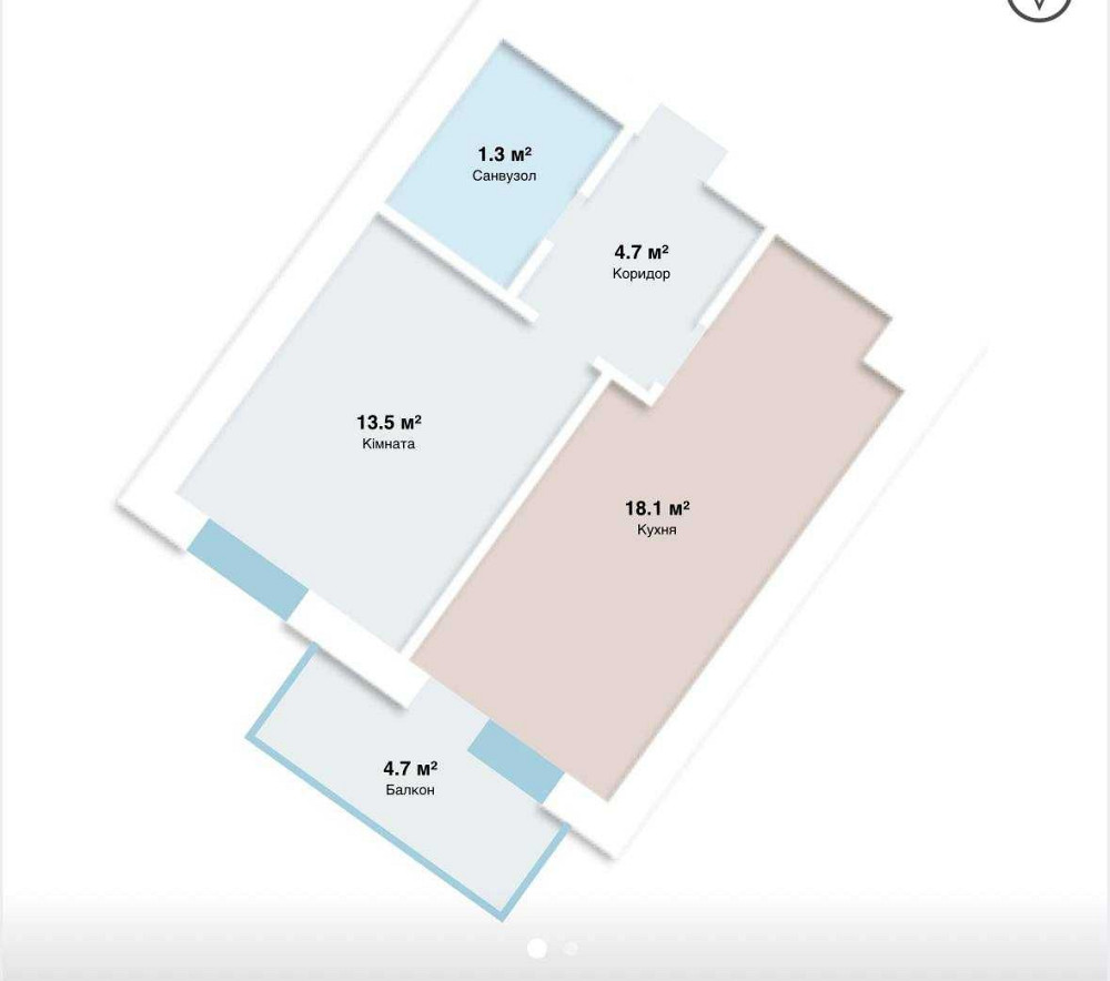 Продаж 1 кімн. кв. 39 м² в яскравому ЖК "Квартал Краківський" Вовчинець - зображення 3