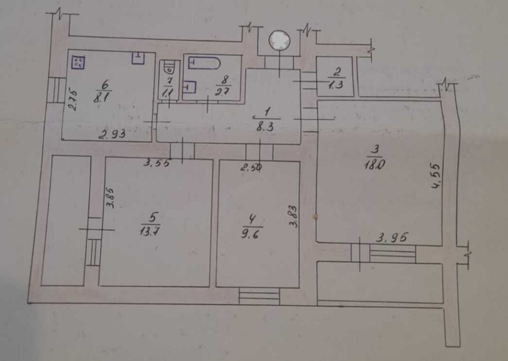 Терміновий продаж 3х кімн.кв.р-н ринок Хмільники Житомир - зображення 2
