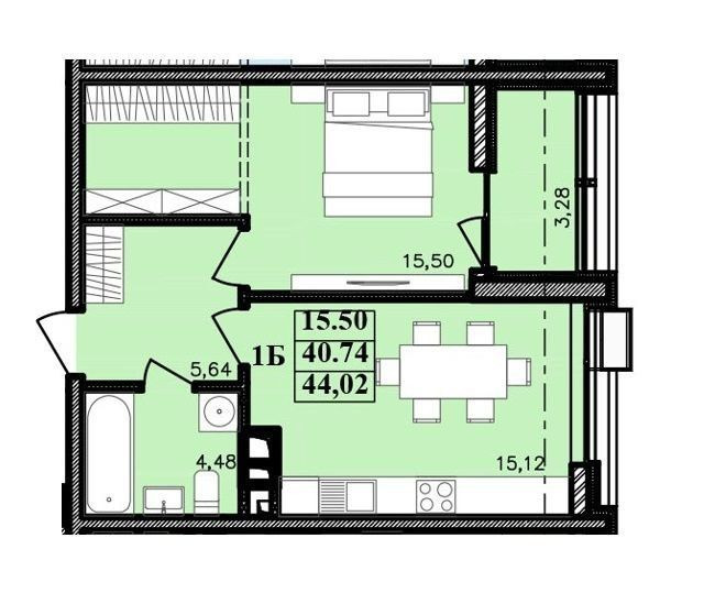 Продам 1 комн. 44 м, дом сдан, 5 эт, большая кухня 15м, Фонтан, Модерн Одесса - изображение 8