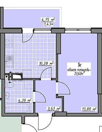 Продам 1 комн. с ремонтом, 3 эт., кухня 10,3м, Одесские традиции Одесса