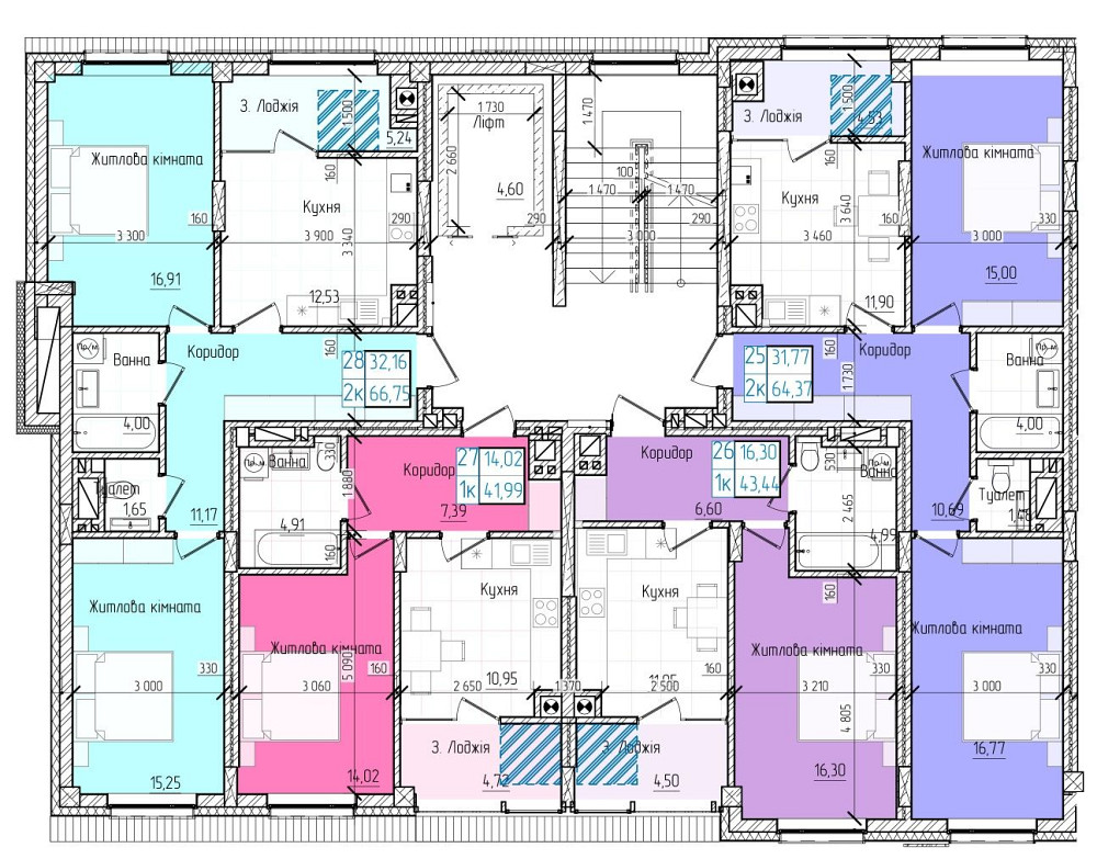 Квартири на вулиці Каспрука від забудовника Чернівці - зображення 5