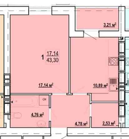 ЖК Гидропарк Продам 1 Комнатную квартиру 43м2 15000$ H Харьков