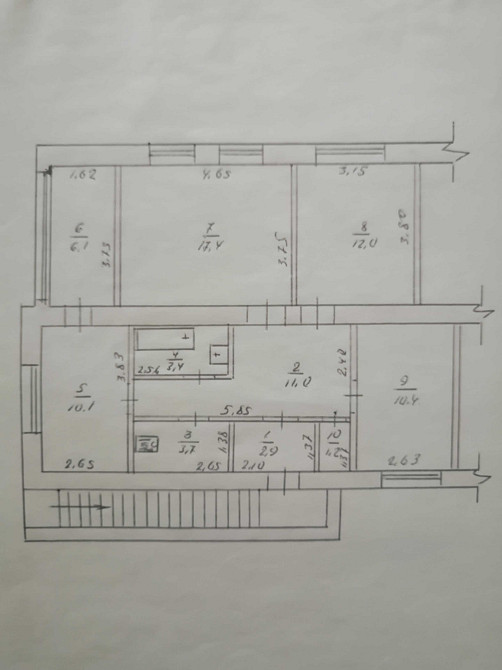 Продам 3-кімнатну квартиру у Звенигородці Звенигородка - зображення 2