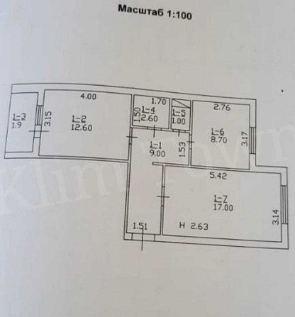 Продається 2 кімнатна квартира у центрі с. Морозівка Морозівка (Київська обл.) - зображення 1