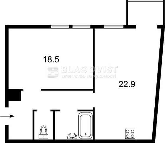 Продам квартиру Борисоглібська, 16а   57.4 кв.м ст.М"Контрактова площа Киев