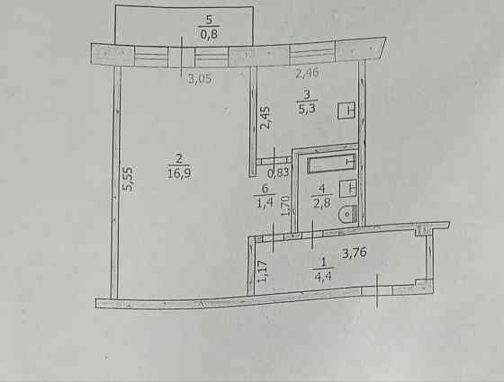 Здаю довгостроково 1-но кімнатную квартиру в центрі Павлоград