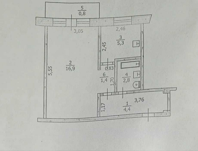 Здаю довгостроково 1-но кімнатную квартиру в центрі Павлоград - изображение 1