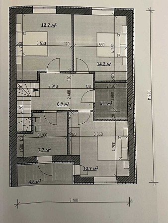 Продам квартиру в с. Гатне 2х кімнатну в таунхаусі. м. Теремки. Без% Гатное - изображение 8