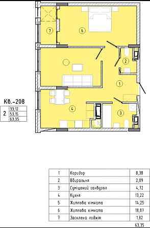 Продам 2-ох кімнатну квартиру ЖК «Леви Міста» Lviv