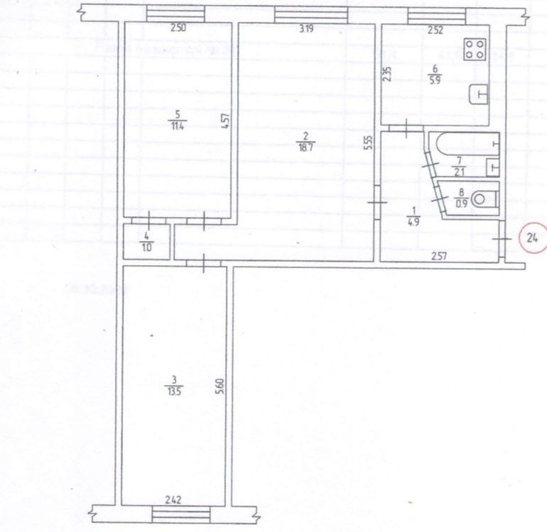 Терміново!!!Продаж 3-х кім. квартири.Можливий обмін на авто. Покровка - зображення 1