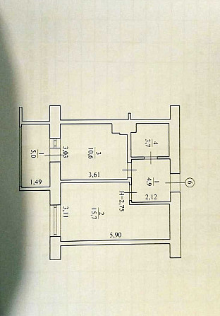 Продається однокімнатна квартира (39.90 м²) Фастів - зображення 7