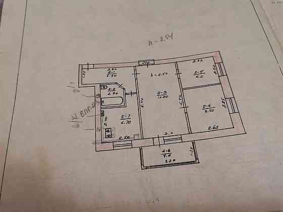 Продам квартиру 3-х комнатную в Раздельной /район Привокзальная Rozdilna (Odeska obl.)