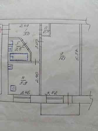 Продаётся 1к квартира центр,рынок,Горького Shostka