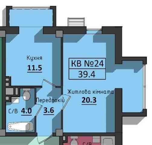 1-комн, первый взнос 9555у.е. КД Сокол, Черёмушки,ГАЗ, сдан Odesa