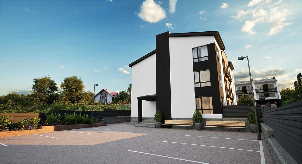 1-кімнатна квартира 40.6кв.м  в будинку клубного типу в с.Петриків Петриковка - изображение 2