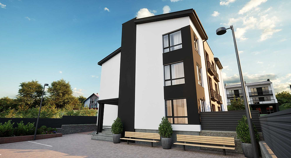 1-кімнатна квартира 40.6кв.м  в будинку клубного типу в с.Петриків Петриковка - изображение 4