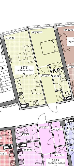 ЖК Атмосфера. Евродвушка 48м.кв. в первой очереди. Рассрочка. Одесса - изображение 3