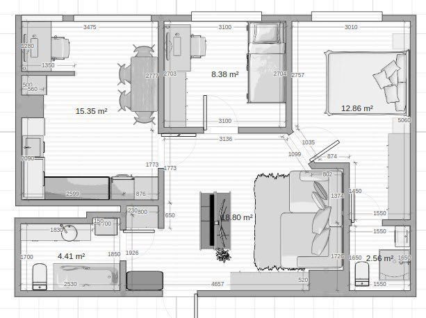 Продам 3к квартиру 62м2. Ергономічне планування. ЖК Паркленд Киев - изображение 1