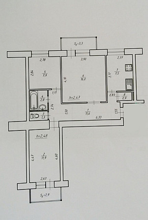 Продам 3к квартиру на 2 поверсі в цегляному будинку Центр Сумы - изображение 3