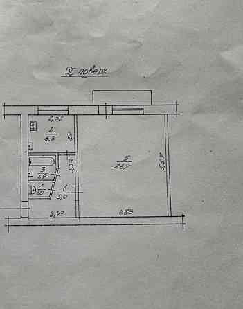 Продам  1-кімнатну квартиру . Ювілейний Rivne