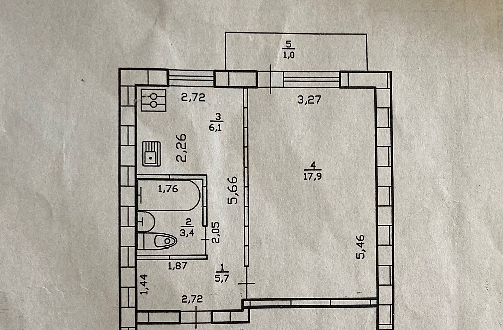 8300‼️ Продам квартиру 1но кімнатну в Добринінському кварталі Славутич - изображение 1