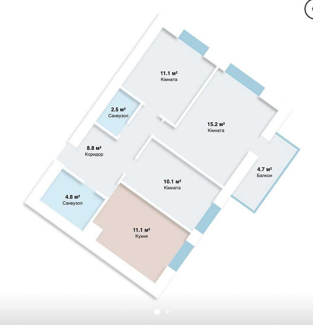 Продаж 3 кімн. квартири в сучасному ЖК Квартал Краківський (Вовчинці) Волчинец - изображение 3