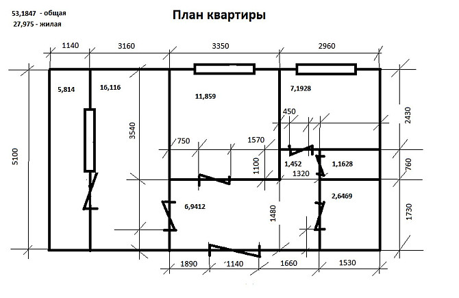 Двокімнатна квартира 53м2 41000$  в гарній локації Іrpin - photo 3