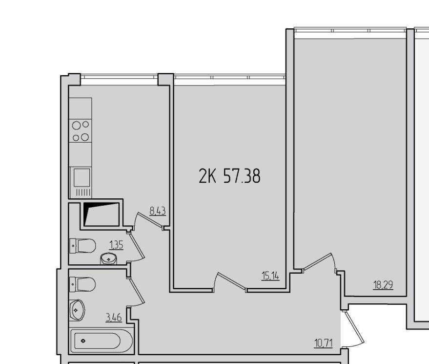 Продам 2-комн. квартиру‼️ Кадор На Таирова‼️ 53 Ж⁉️ Лучшая цена⁉️ Лиманка - зображення 1