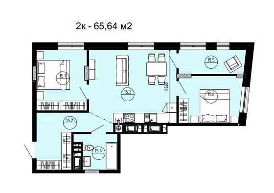 Продаж 2 кім. Globus Balance/Кульпарківська-Садова/Без комісії. Глобус Lviv