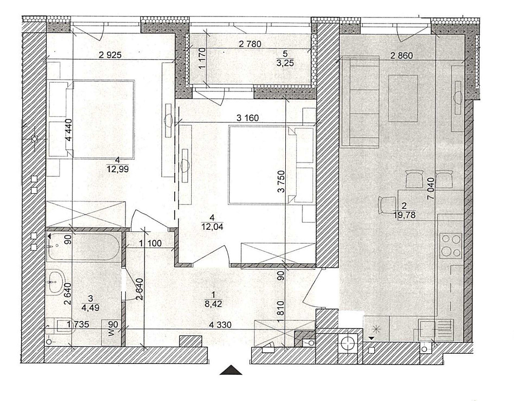 2к квартира з ремонтом в ЖК СТОЛИЧНИЙ Васильків Васильківське - зображення 6