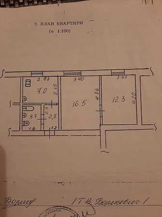 Продам квартиру з 2х кімнат Кривий Ріг - зображення 1