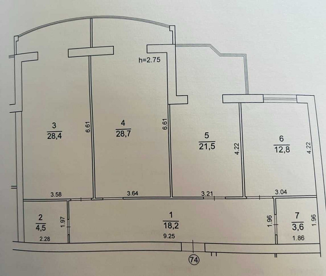 Продаж 3-к квартира 118 кв.м ЖК Ковалівський Кропивницкий - изображение 2