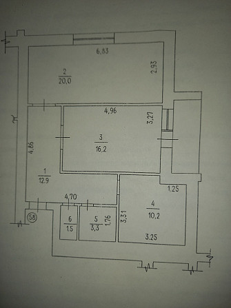 Продам 2к  квартиру Грушевського 73 Черкассы - изображение 1