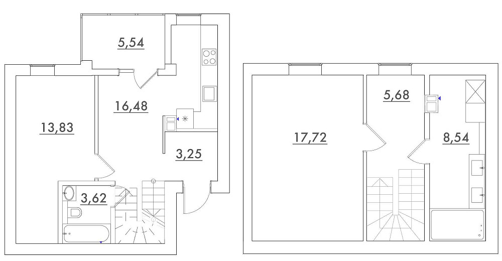 2-кімн. дворівнева 81 кв.м. в новому сучасному ЖК Desna Park, Зазим'я Зазимье - изображение 2