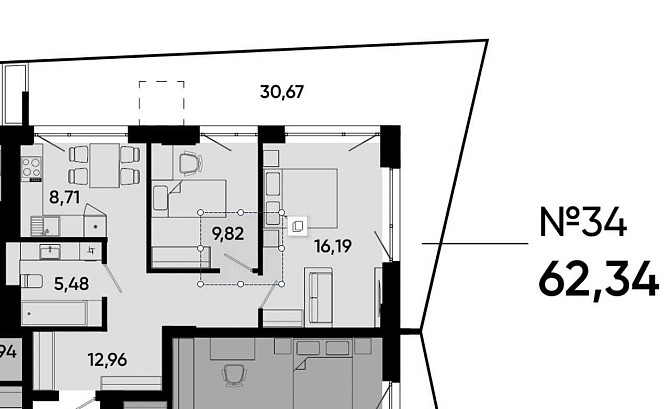 Продаж 2 к квартири В ЖК Lennona Residents з терасою.БЕЗ КОМІСІЇ Львів - зображення 6