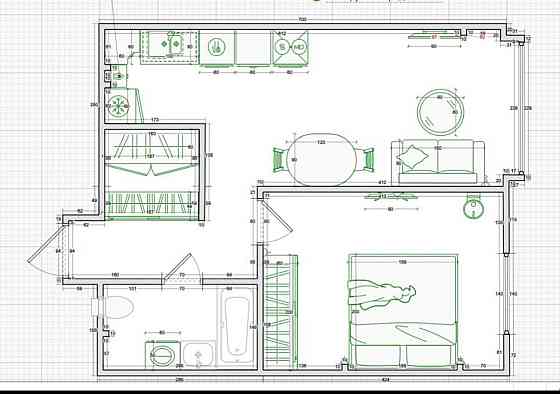 Центральний парк, квартира 42м² з газом, новий ремонт Ірпінь