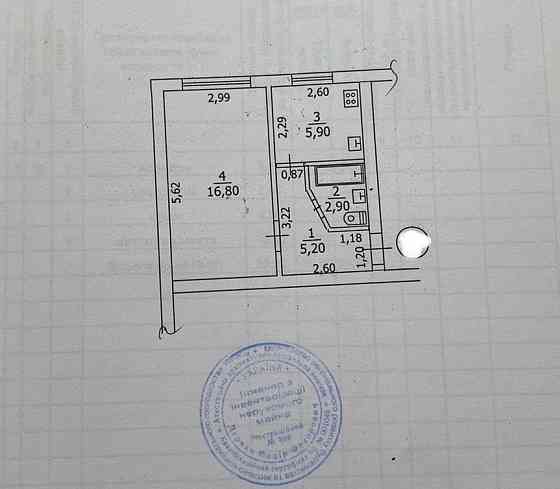 Продаж 1-кімнатна Вокзальна Біла Церква