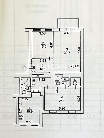 Без % Продажа 3к квартиры 125кв.м. ул. Тургеневская 30 Царский дом. Київ - зображення 4