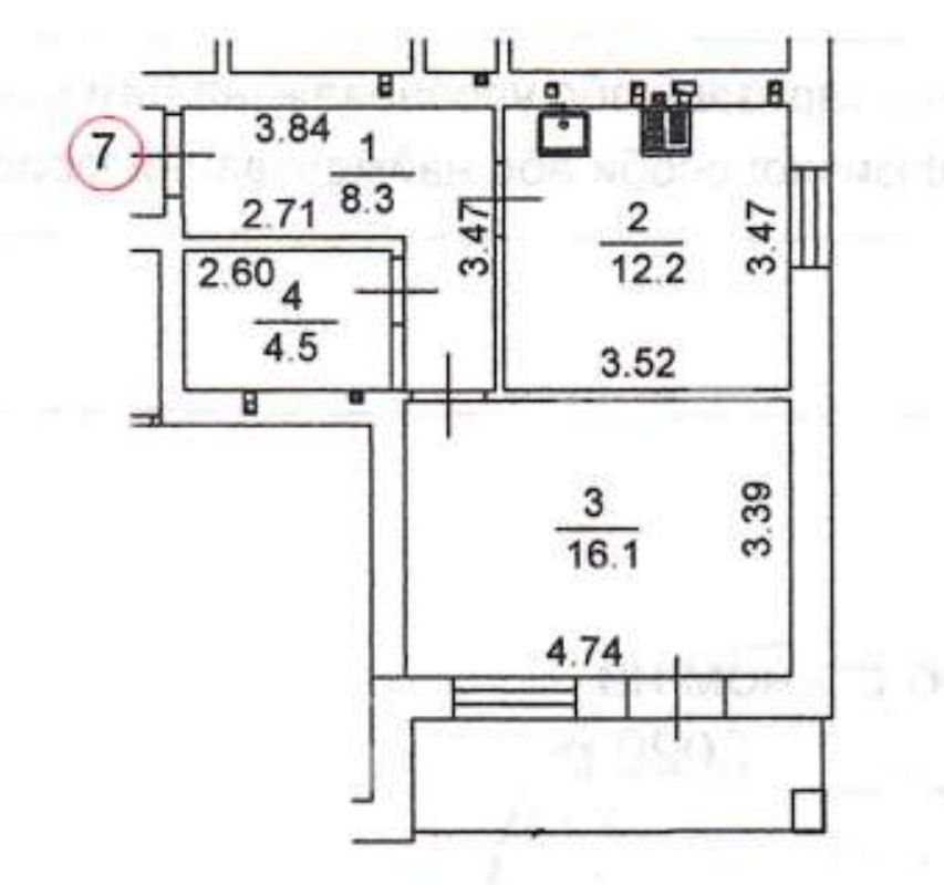 Оренда 1-кімн. квартира Альпійське містечко (Десна Резиденс) Зазимье - изображение 7
