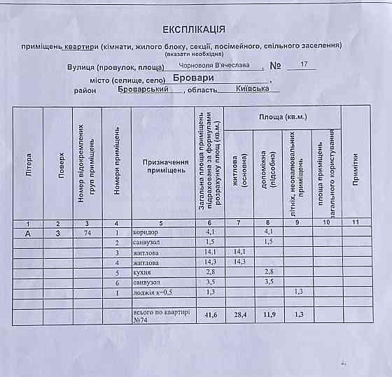 Елітний ЖК Лавандовий 1-кімнатна квартира, Бровари Бровари