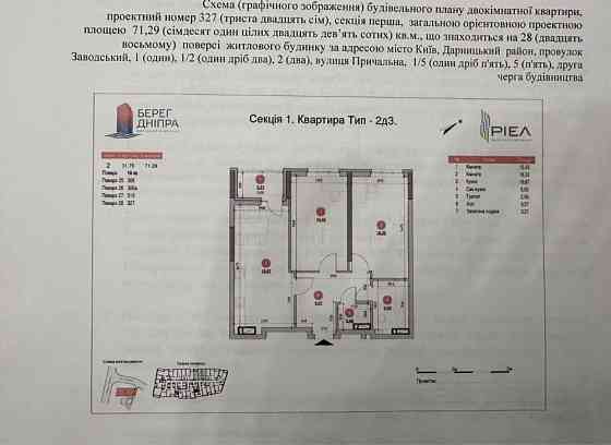 Продам видову на Дніпро 2к квартиру, ЖК Берег Дніпра, ( Грейт, Great ) Київ