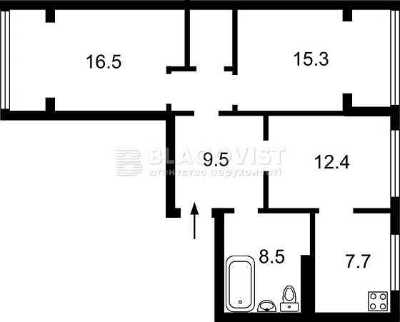 Продаж 3 к. квартири в центрі Києва Печерський р-н Київ