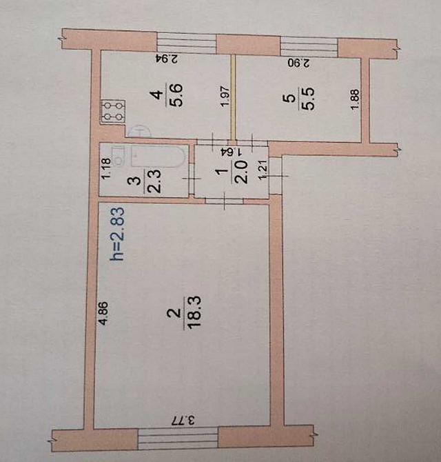 Продам 1-ю квартиру Шостка - зображення 1
