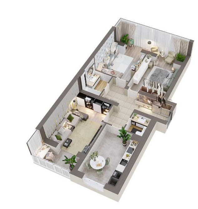 3х комнатная квартира в ЖК Кристалл 2 Ізмаїл - зображення 2