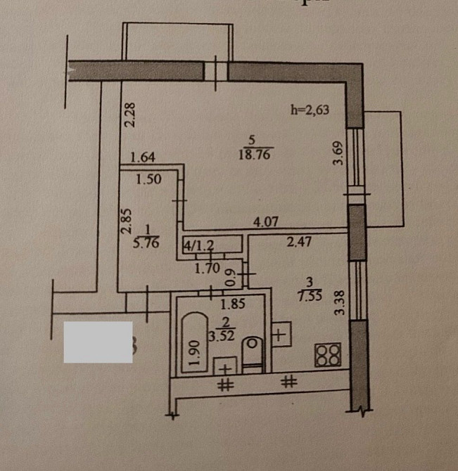 Продам 1-но комнатную в приморском районе Южне - зображення 1