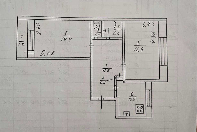 Продажа большой двухкомнатной квартиры. Левобережный-3. Дніпро - зображення 5