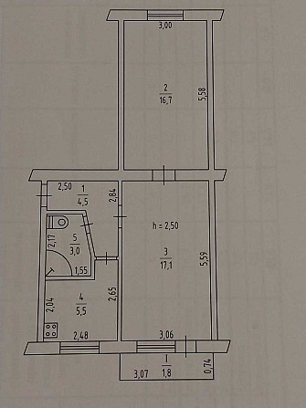 Продаж квартири,м.Павлоград,р-н Полігон Павлоград - зображення 1