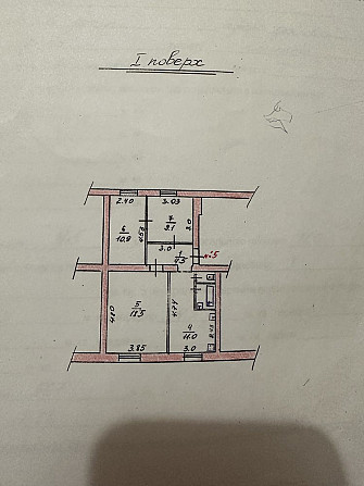 Продам 3-х кімнатну квартиру Коростень - зображення 1